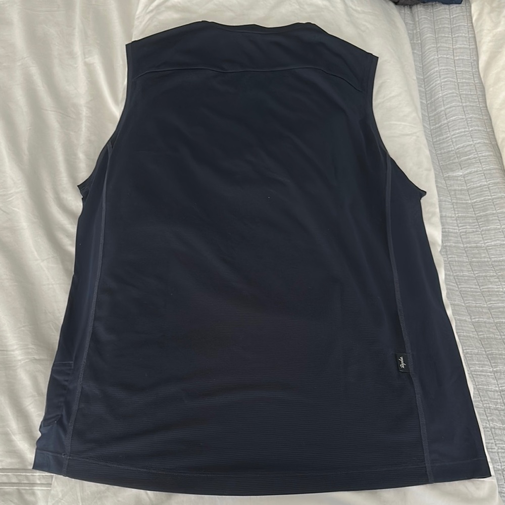 Men’s Ralpha Navy Muscle Tee, Size Large - Picture 6 of 6